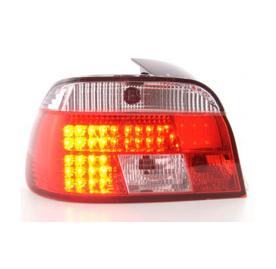 Kit De Pilotos Traseros Led Bmw Serie 5 Sedan Modelo E39  95-00 Color Claro/Rojo Fk Automotive