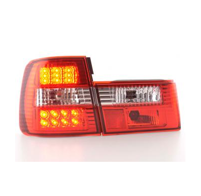 Kit De Pilotos Traseros Led Bmw Serie 5 Modelo E34  88-94 Color Claro/Rojo Fk Automotive