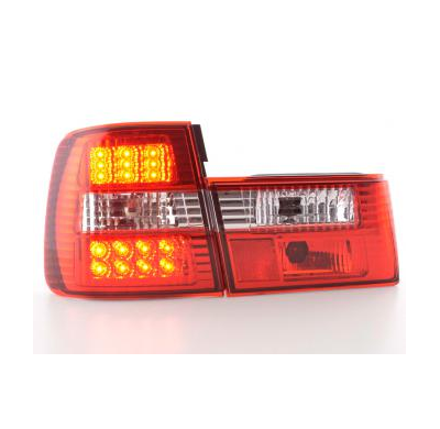 Kit De Pilotos Traseros Led Bmw Serie 5 Modelo E34  88-94 Color Claro/Rojo Fk Automotive