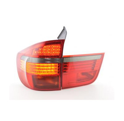Pilotos Led Juego Bmw X5 E70 Bj. 06-10 Rojo/Negro Fk Automotive