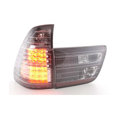 Kit De Pilotos Traseros Led Bmw X5 Modelo E53 98- Negro Fk Automotive