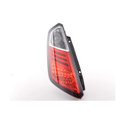 Kit De Pilotos Traseros Led Fiat Grande Punto Modelo 199  05- Color Claro/Rojo Fk Automotive