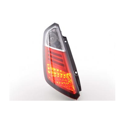 Kit De Pilotos Traseros Led Fiat Grande Punto Modelo 199  05- Color Claro/Rojo Fk Automotive