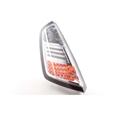 Kit De Pilotos Traseros Led Fiat Grande Punto Modelo 199  05- Cromado Fk Automotive