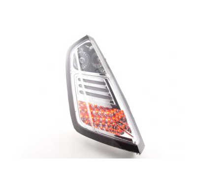 Kit De Pilotos Traseros Led Fiat Grande Punto Modelo 199  05- Cromado Fk Automotive