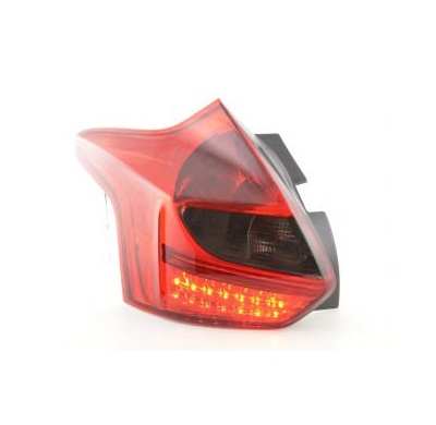 Pilotos Led Ford Focus 3 Sedan Bj. Ab 2010 Rojo/Negro Fk Automotive