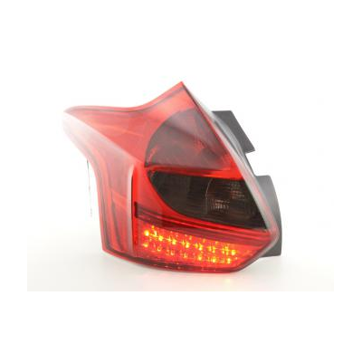 Pilotos Led Ford Focus 3 Sedan Bj. Ab 2010 Rojo/Negro Fk Automotive