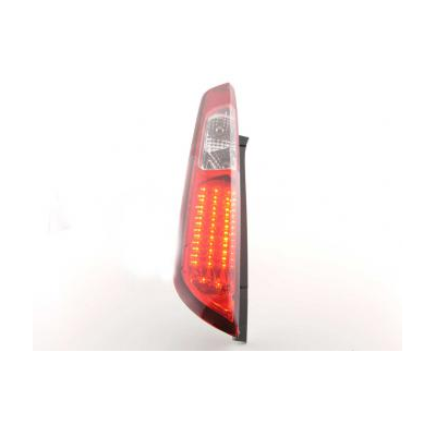 Kit De Pilotos Traseros Led Ford Focus 2 5-Ptas.  08-10, Rojo/Color Claro Fk Automotive