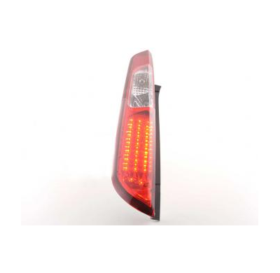 Kit De Pilotos Traseros Led Ford Focus 2 5-Ptas.  08-10, Rojo/Color Claro Fk Automotive