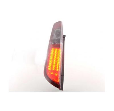 Kit De Pilotos Traseros Led Ford Focus 2 5-Ptas.  08-10, Rojo/Negro Fk Automotive