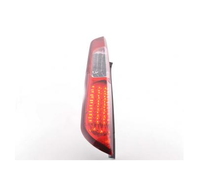 Kit De Pilotos Traseros Led Ford Focus 2 5-Ptas.  08-10, Rojo/Color Claro Fk Automotive