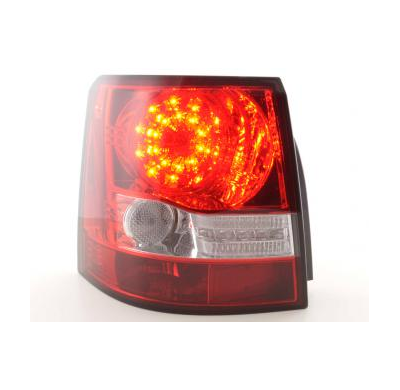 Pilotos Led Juego Land Rover Range Rover Sport Bj. 06-10 Rojo/Transparente Fk Automotive