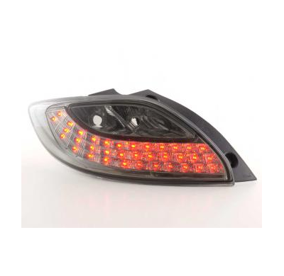 Kit De Pilotos Traseros Led Mazda 2 De  07- Negro Fk Automotive