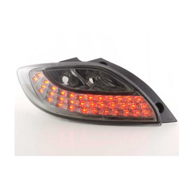 Kit De Pilotos Traseros Led Mazda 2 De  07- Negro Fk Automotive