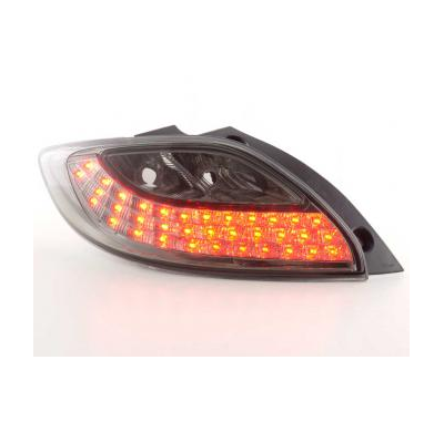 Kit De Pilotos Traseros Led Mazda 2 De  07- Negro Fk Automotive