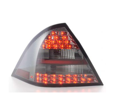 Kit De Pilotos Traseros Led Mercedes-Benz Clase C Modelo W203 Sedan  01-04, Negro Fk Automotive