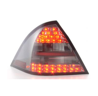 Kit De Pilotos Traseros Led Mercedes-Benz Clase C Modelo W203 Sedan  01-04, Negro Fk Automotive
