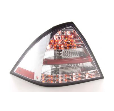 Kit De Pilotos Traseros Led Mercedes-Benz Clase C Modelo W203 Sedan  05-07, Cromado Fk Automotive
