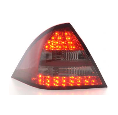 Kit de pilotos traseros LED Mercedes-Benz clase C modelo W203 sedan  05-07, rojo/negro Fk automotive