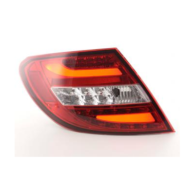 Pilotos Led Juego Mercedes C-Klasse Typ W204 Bj. 07-11 Rot /Klar Fk Automotive