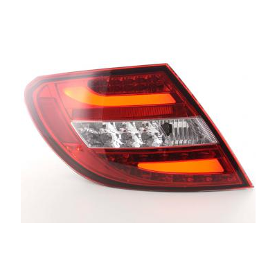 Pilotos Led Juego Mercedes C-Klasse Typ W204 Bj. 07-11 Rot /Klar Fk Automotive