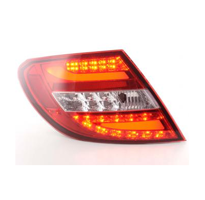 Pilotos Led Juego Mercedes C-Klasse Typ W204 Bj. 07-11 Rot /Klar Fk Automotive