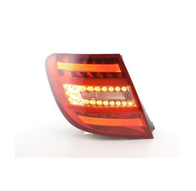 Pilotos Led Mercedes C-Klasse Kombi (204) Bj. 07-11 Rojo/Transparente Fk Automotive