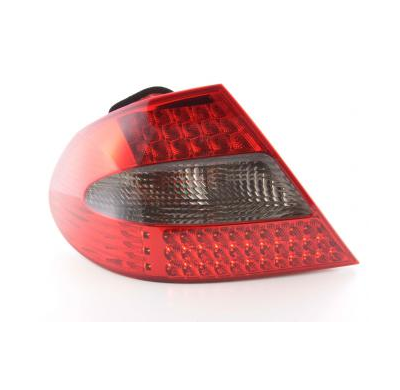 Kit De Pilotos Traseros Led Mercedes-Benz Clk Modelo W209, Rojo/Negro Fk Automotive