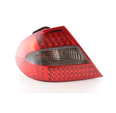 Kit De Pilotos Traseros Led Mercedes-Benz Clk Modelo W209, Rojo/Negro Fk Automotive