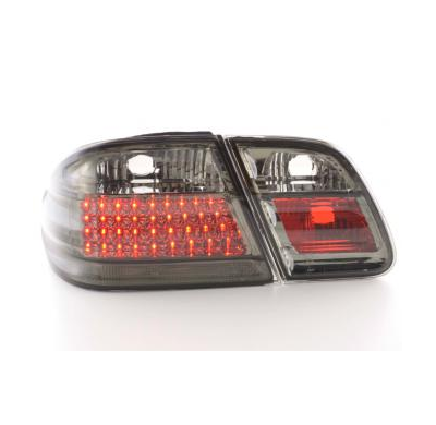 Kit De Pilotos Traseros Led Mercedes Benz Clase E Modelo W210  95-98 Negro Fk Automotive