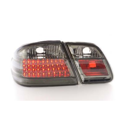 Kit De Pilotos Traseros Led Mercedes Benz Clase E Modelo W210  95-98 Negro Fk Automotive