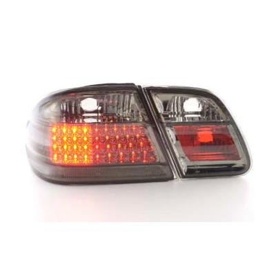 Kit De Pilotos Traseros Led Mercedes Benz Clase E Modelo W210  95-98 Negro Fk Automotive