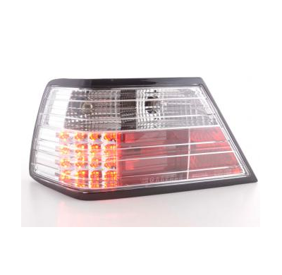 Kit De Pilotos Traseros Led Mercedes-Benz Clase E Modelo W124 Sedan  85-96, Cromado Fk Automotive