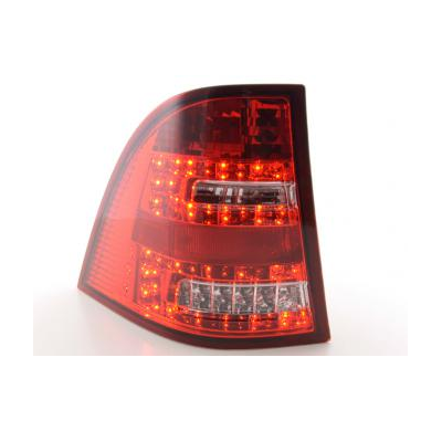Kit De Pilotos Traseros Led Mercedes Benz Clase M Modelo W163  98-05 Color Claro/Rojo Fk Automotive