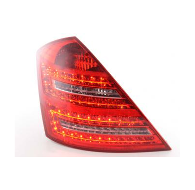 Kit De Pilotos Traseros Led Mercedes-Benz Clase S 221  05-09 Rojo/Color Claro Fk Automotive