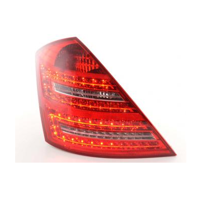 Kit De Pilotos Traseros Led Mercedes-Benz Clase S 221  05-09 Rojo/Color Claro Fk Automotive