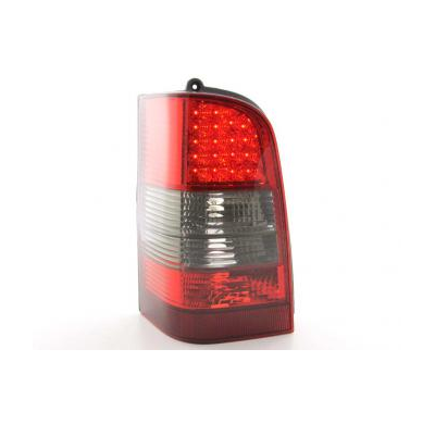 Kit De Pilotos Traseros Led Mercedes-Benz Vito Modelo 638, Rojo/Negro Fk Automotive
