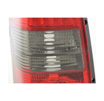 Kit De Pilotos Traseros Led Mercedes-Benz Vito Modelo 638, Rojo/Negro Fk Automotive