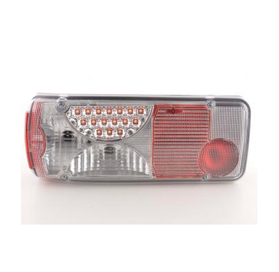 Kit de pilotos traseros LED Mercedes-Benz Zetros, cromado Fk automotive