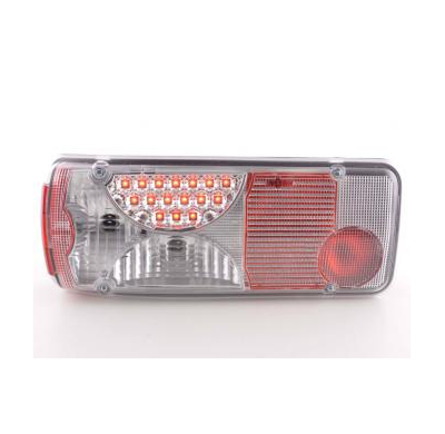 Kit de pilotos traseros LED Mercedes-Benz Zetros, cromado Fk automotive