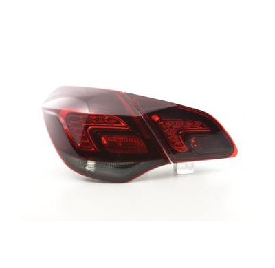 Pilotos Led Opel Astra J Bj. 10- Rojo/Negro Fk Automotive