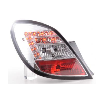 Kit De Pilotos Traseros Led Opel Corsa D 5-Ptas.  06-10, Cromado Fk Automotive