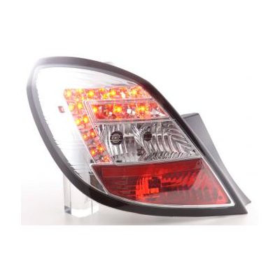 Kit De Pilotos Traseros Led Opel Corsa D 5-Ptas.  06-10, Cromado Fk Automotive