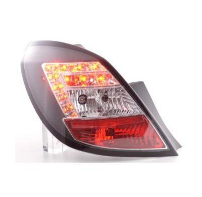 Kit De Pilotos Traseros Led Opel Corsa D 5-Ptas.  06-10, Negro Fk Automotive