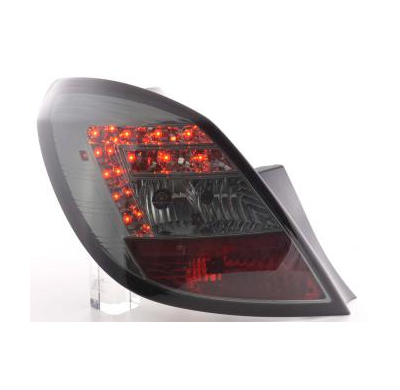 Kit De Pilotos Traseros Led Opel Corsa D 5-Ptas.  06-10, Negro Fk Automotive