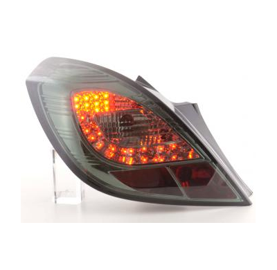 Kit De Pilotos Traseros Led Opel Corsa D 3-Ptas.  06-10, Negro Fk Automotive