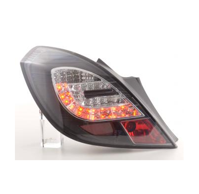 Kit De Pilotos Traseros Led Opel Corsa D 3-Ptas.  06-10, Negro Fk Automotive