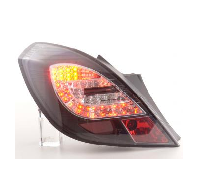 Kit De Pilotos Traseros Led Opel Corsa D 3-Ptas.  06-10, Negro Fk Automotive
