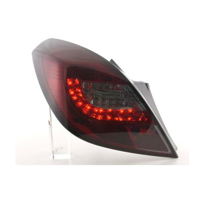 Kit De Pilotos Traseros Led Opel Corsa D 3-Ptas.  06-10, Rojo/Negro Fk Automotive