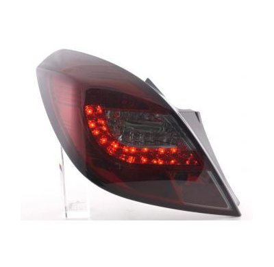 Kit De Pilotos Traseros Led Opel Corsa D 3-Ptas.  06-10, Rojo/Negro Fk Automotive